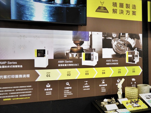 圖三 : 依東臺所具備的積層製造核心技術能力，工件製造和設備銷售是可以發展的方向。（攝影:陳念舜）