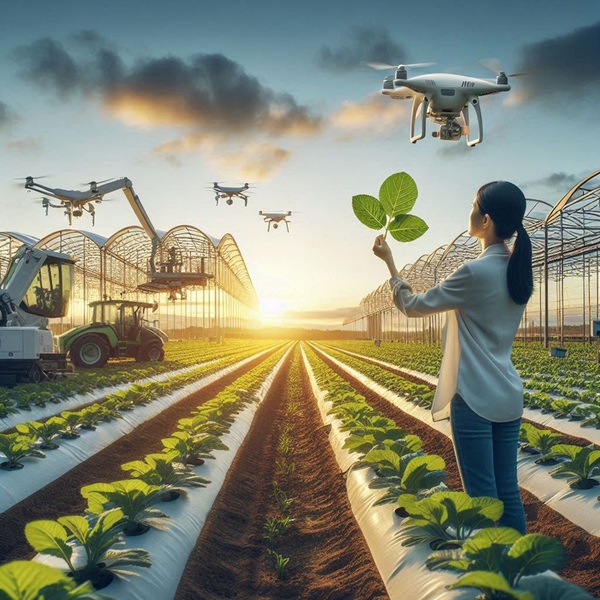 圖二 : 智慧農(nóng)業(yè)應(yīng)用也是VSAT很好的發(fā)揮場(chǎng)域。