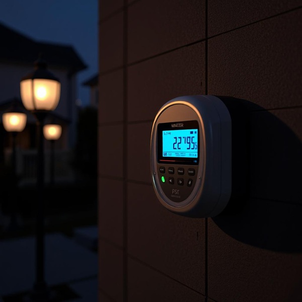 圖一 : 傳統的智慧電表通常在夜間或每天傳送數次資料。